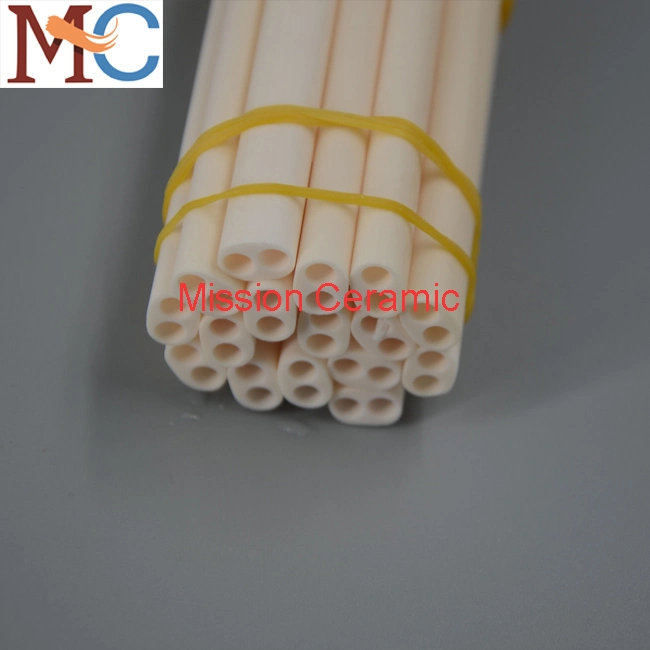 Industrial 95% 99.7% Al2O3 Alumina Ceramic Tube